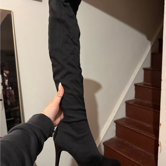 Nine West Shoes - Nine West Black Over the Knee Boots